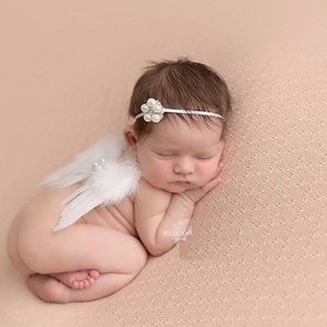 Valentine's Baby Wings Angel headband accessories photoshoot newborn Easter
